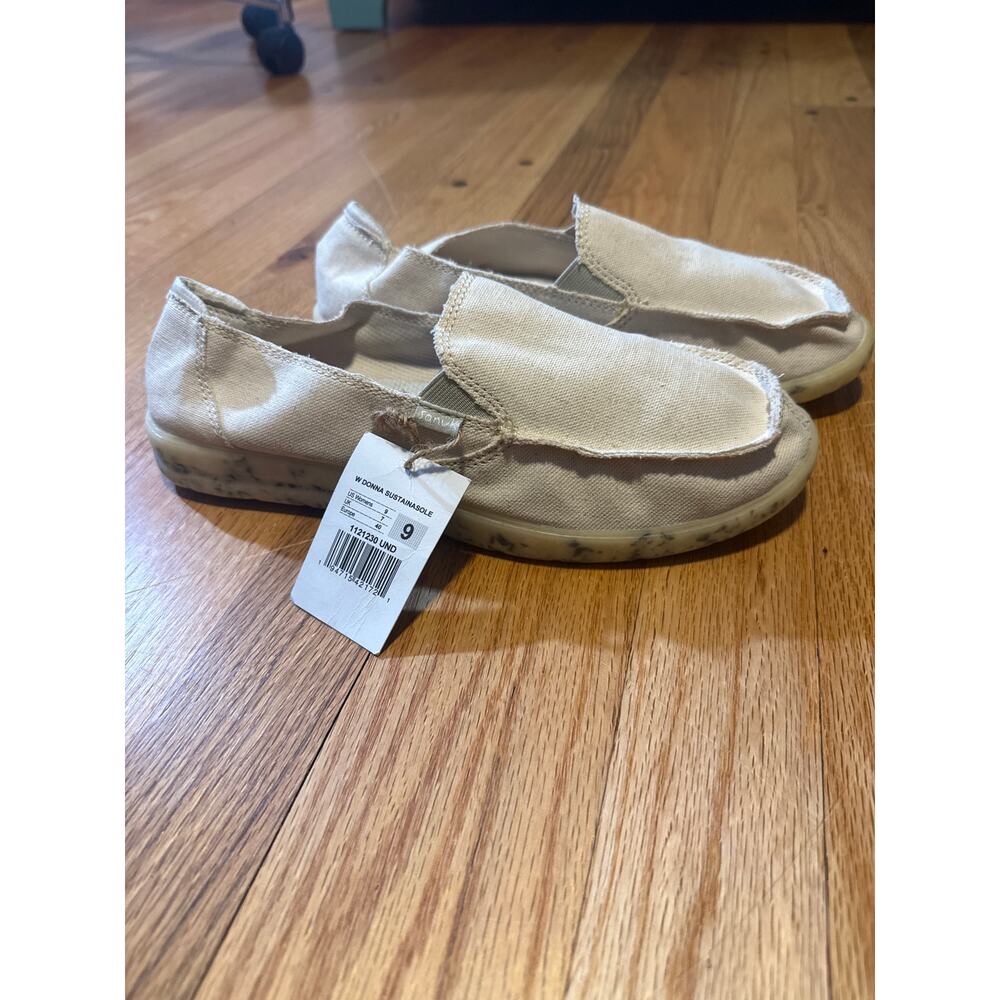 NEW Sanuk Canvas Women's Sz 9 Donna NEW
